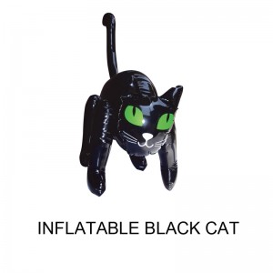 Nadmuchiwane dekoracje na Halloween Rekwizyty Czarny kot