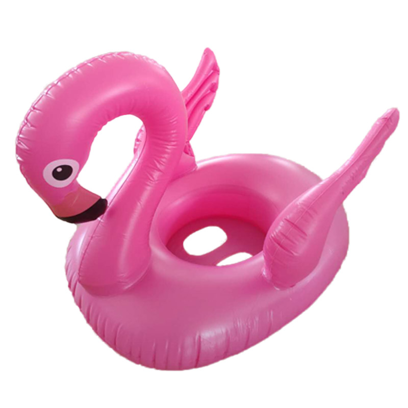 Inflatable Flamingo Boat Pool Float For Kids